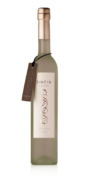 Botella de Grappa Malbec, Grappa de orujos de Malbec