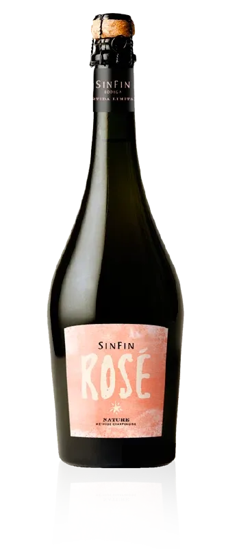 Botella de Rosé Nature, Pinot Noir y Chardonnay